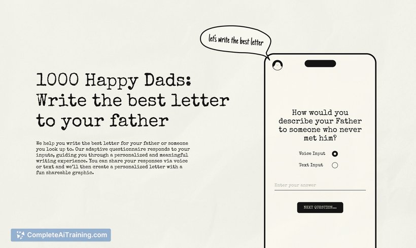 1000 Happy Dads