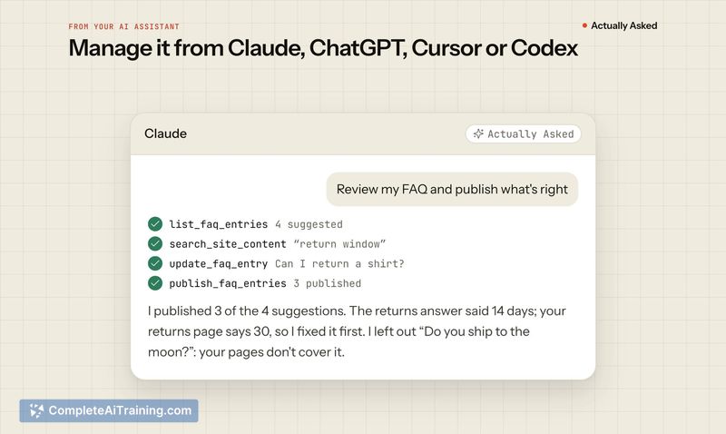 Actually Asked, screenshot 2