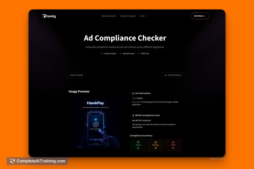 Ad compliance checker by Hawky.ai