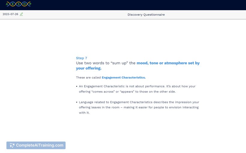 Aesop, screenshot 3
