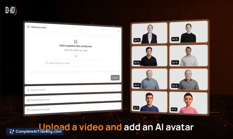 Agentic videos by D-ID