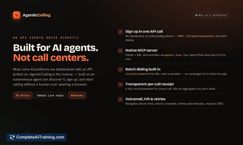 AgenticCalling AI, screenshot 4