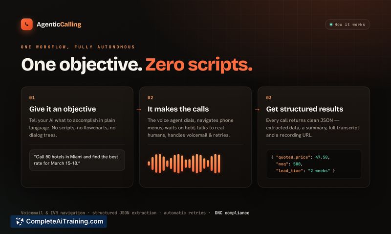 AgenticCalling AI, screenshot 5