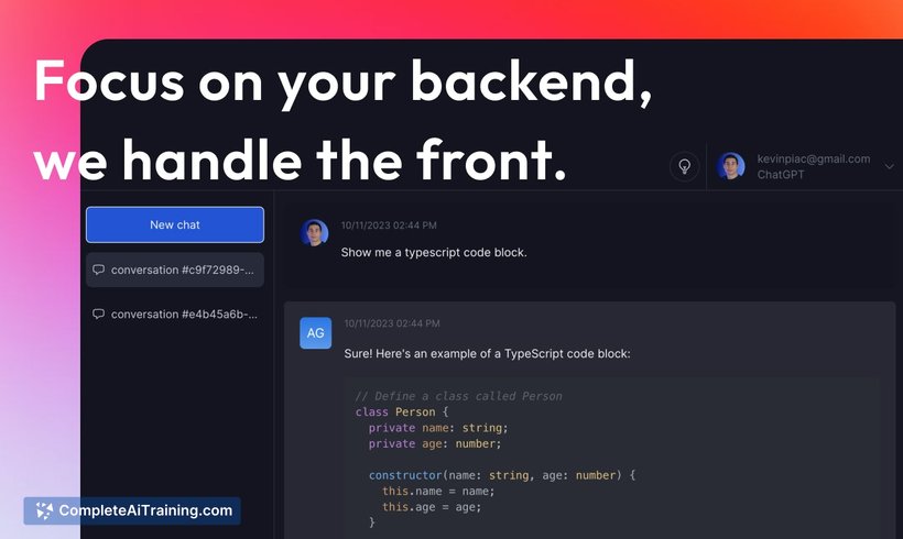 AgentLabs, screenshot 2