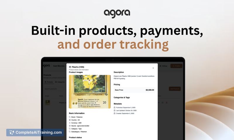 Agora Store Builder, screenshot 2