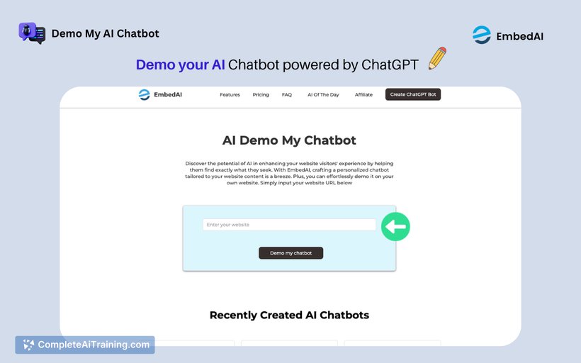 AI Demo my Website