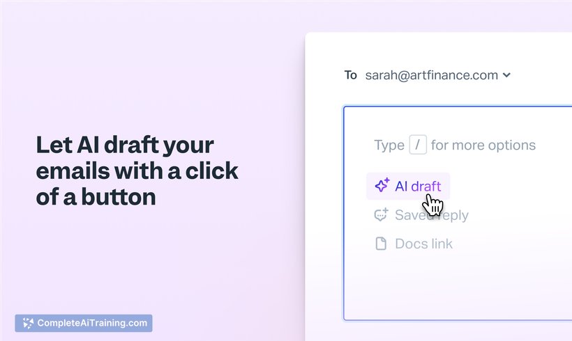 AI drafts by Help Scout