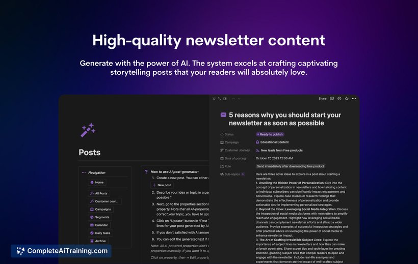 AI Easy Newsletter Studio
