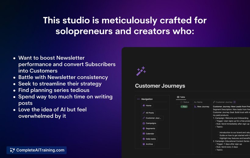 AI Easy Newsletter Studio, screenshot 3