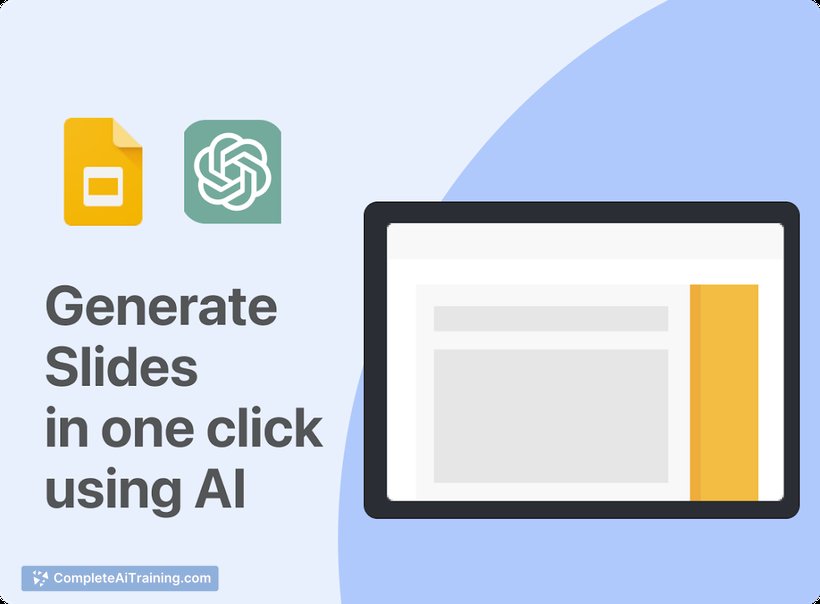 AI GPT for Google Slides