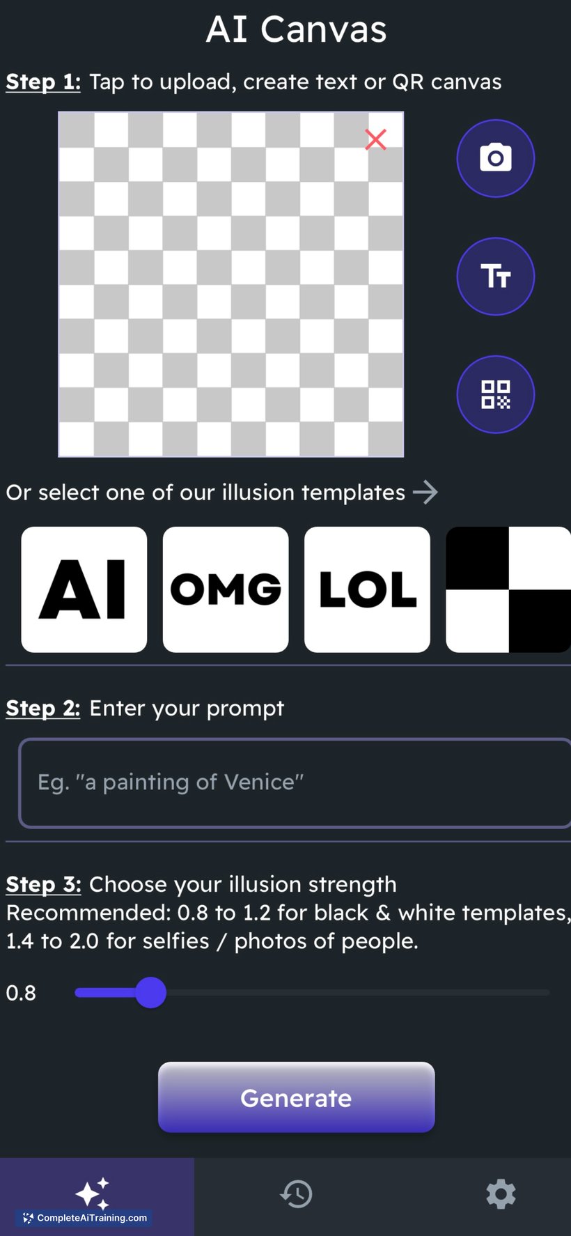 AI Illusion App
