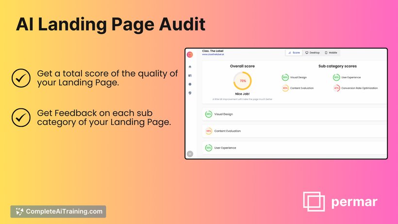 AI Landing Page Audit