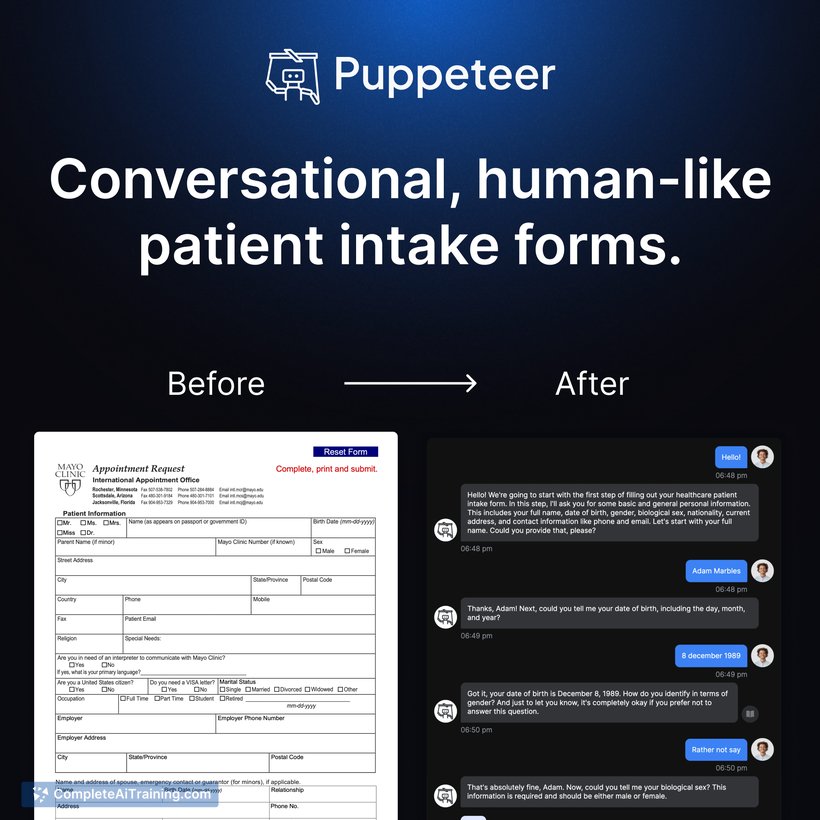 AI Patient Intake, screenshot 2