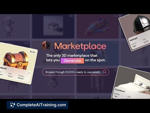 AI-powered 3D Marketplace, screenshot 3