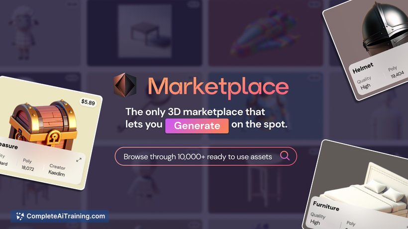 AI-powered 3D Marketplace, screenshot 4