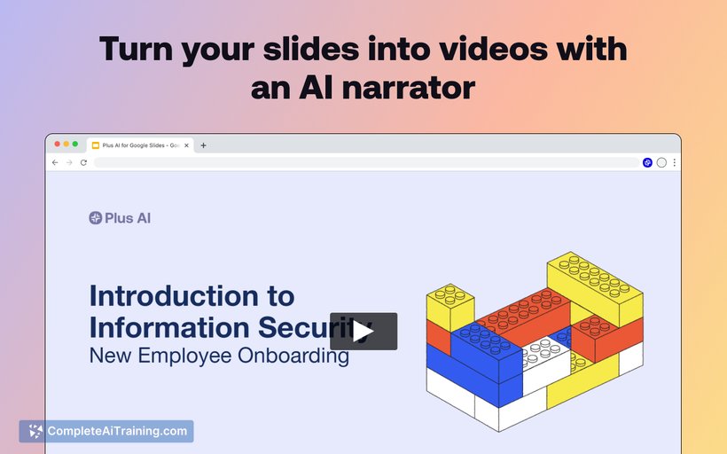 AI Presentation Narrator