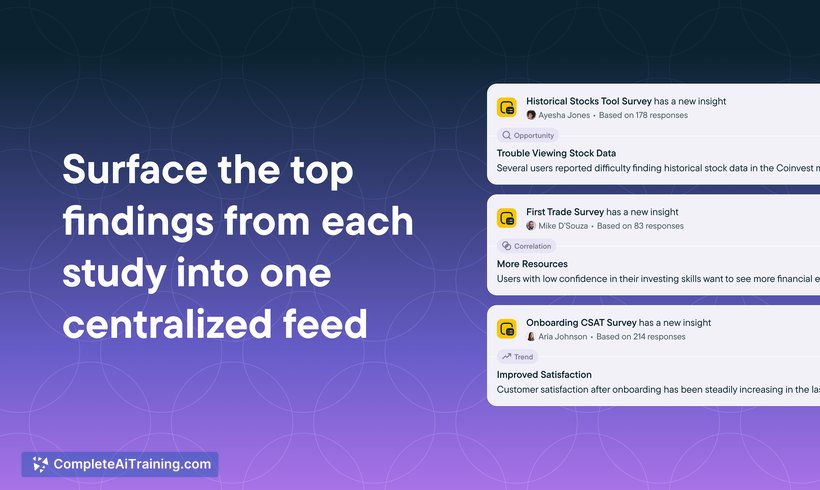 AI Product Insights Feed, screenshot 3