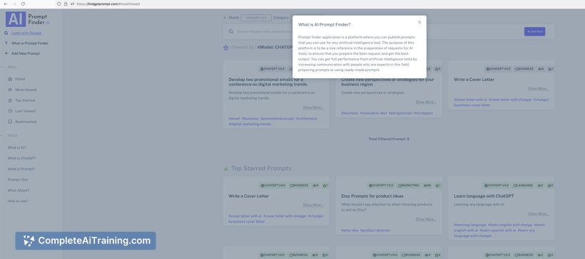 AI Prompt Finder