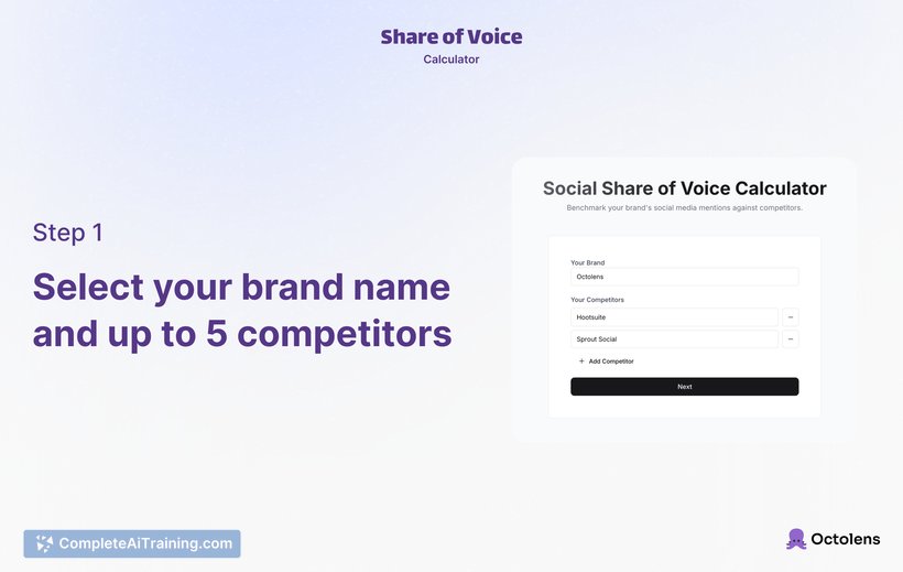 AI Share of Voice Calculator, screenshot 4