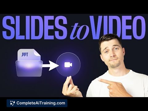 AI Slides to Video Presentation Maker