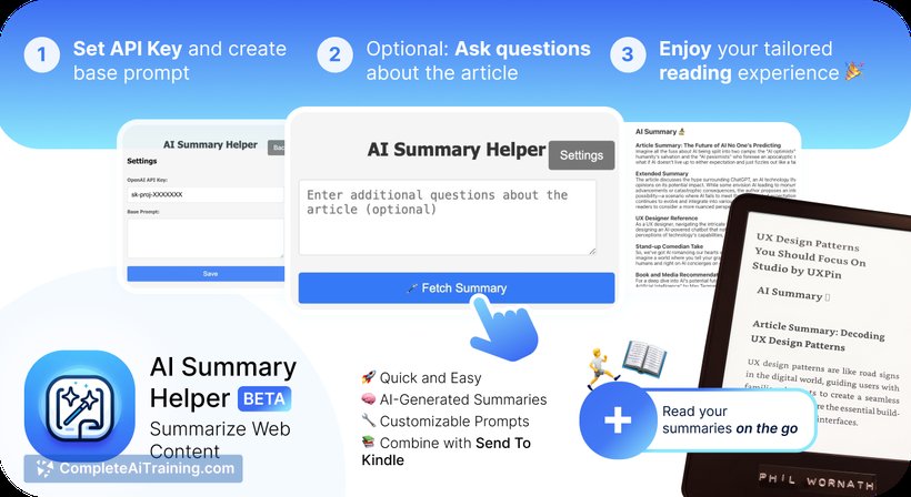 AI Summary Helper - Summarize Articles
