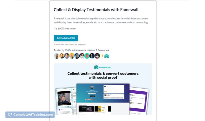 AI Testimonial Questions Generator