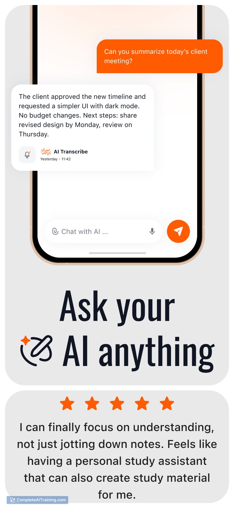AI Transcribe, screenshot 2