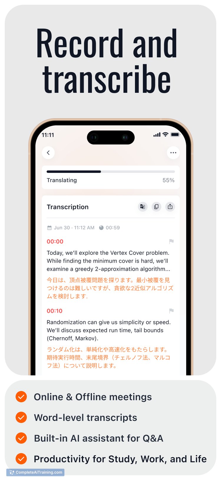 AI Transcribe, screenshot 4