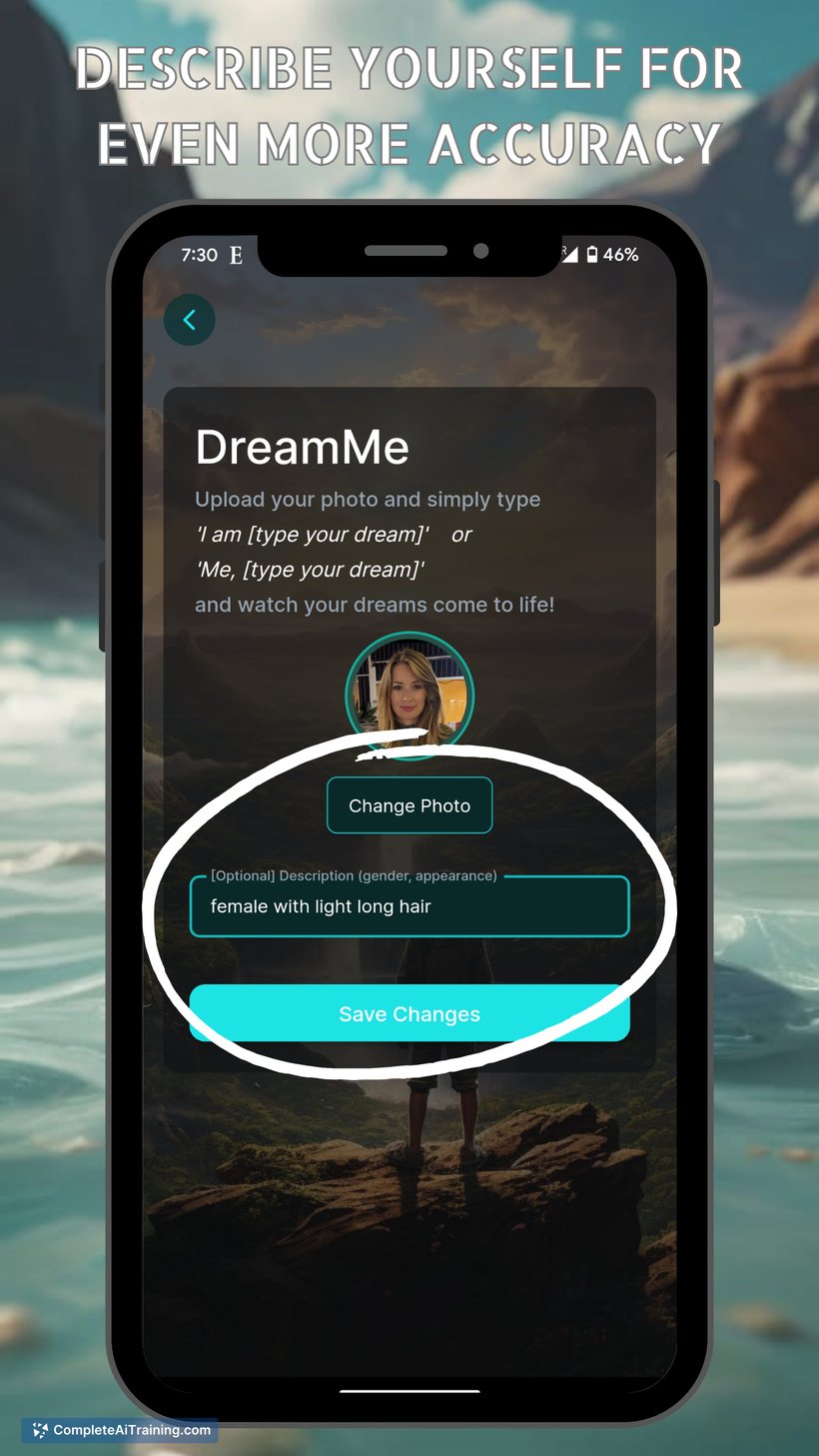 AI VisionBoard, screenshot 1