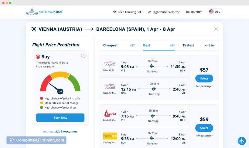 AirTrack • Flight Price Predictor