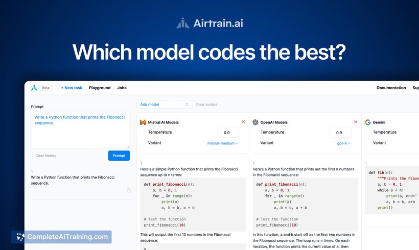 Airtrain.ai LLM Playground