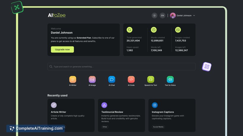 AItoZee - Your Creative AI Playground, screenshot 3
