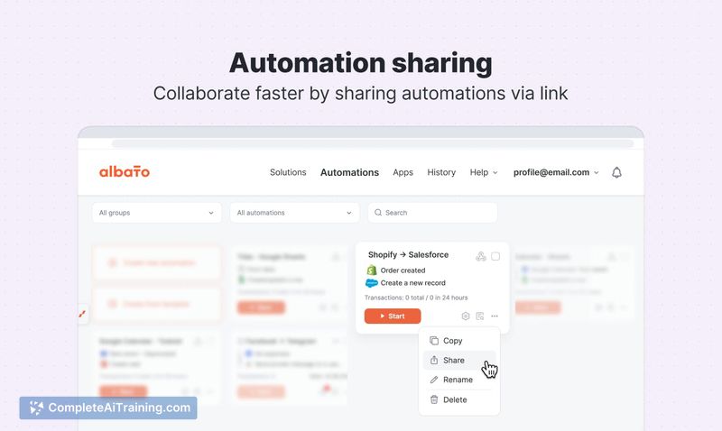 Albato AI, screenshot 4