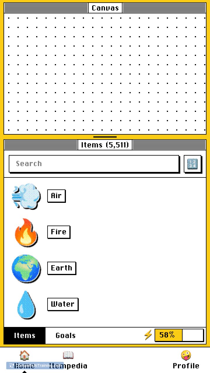 Allchemy, screenshot 2