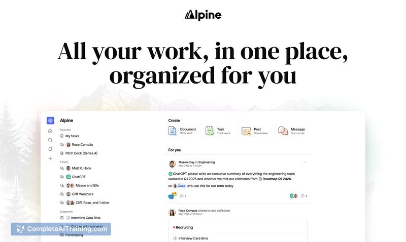 Alpine, screenshot 2