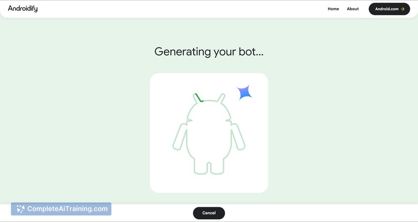 Androidify, screenshot 2