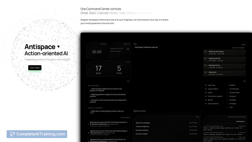 Antispace, screenshot 2