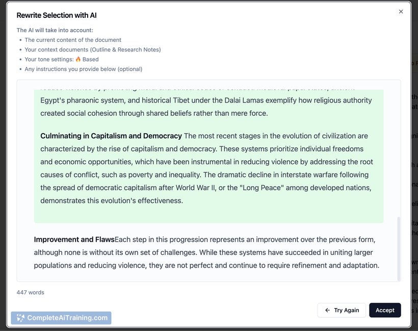AnyStory, screenshot 2