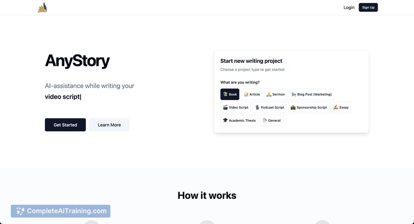AnyStory, screenshot 4