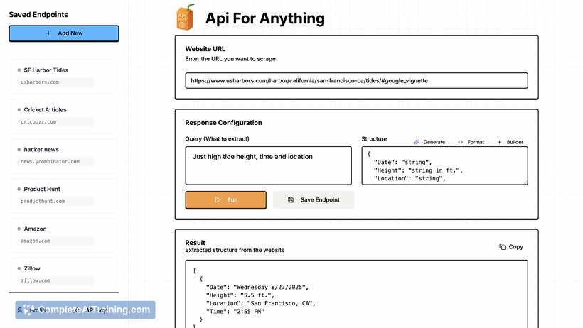 apiJuice, screenshot 3