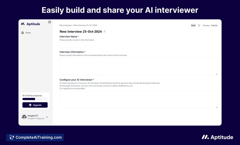 Aptitude, screenshot 2