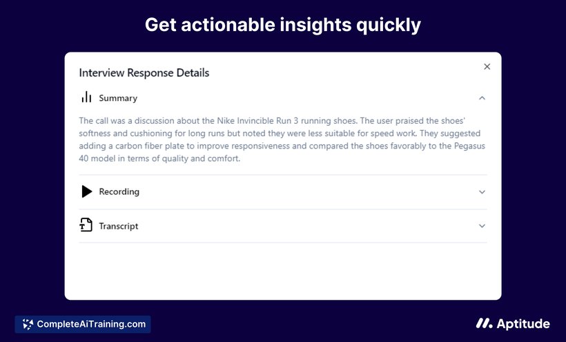 Aptitude, screenshot 3