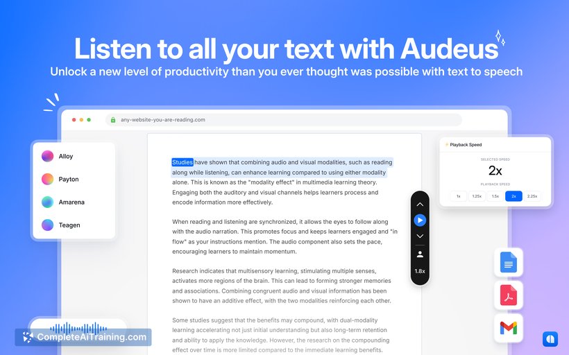 Audeus, screenshot 2