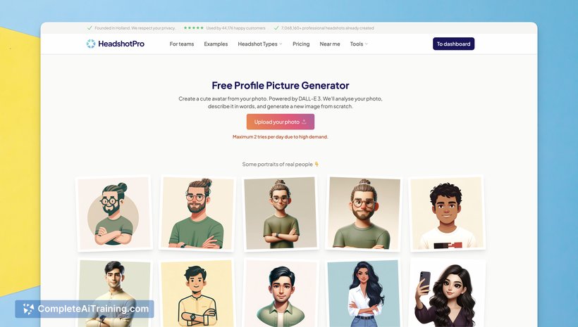 Avatar Generator by HeadshotPro