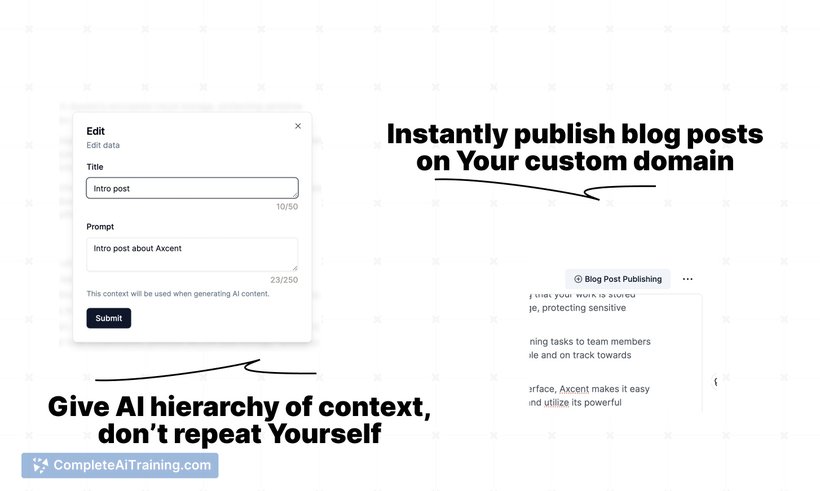axcent, screenshot 2
