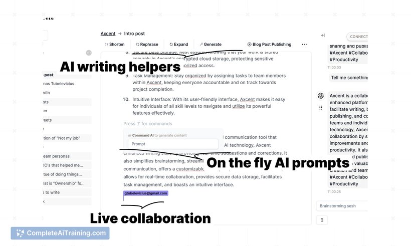 axcent, screenshot 3