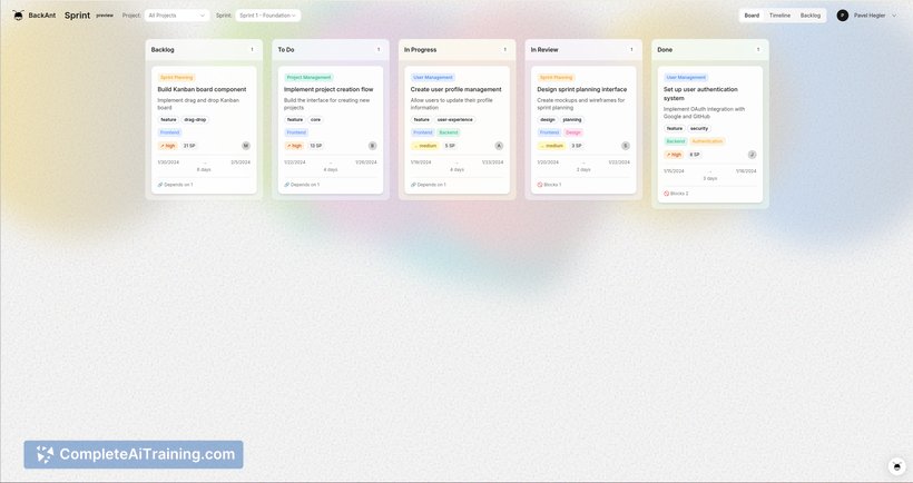 BackAnt, screenshot 4
