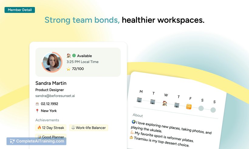 BeforeSunset AI Teams, screenshot 3