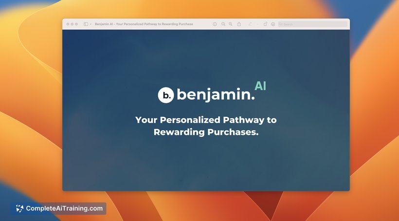 Benjamin - AI Rewards Shopping Assistant