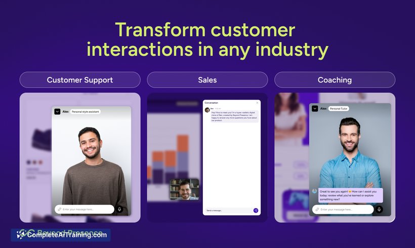 Beyond Presence: Video Agent Platform, screenshot 2